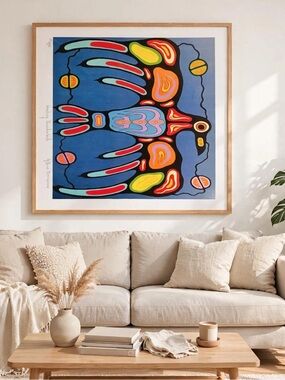 Bruce Morrisseau Healing Thunderbird PP 9/95 Lithograph 16x12